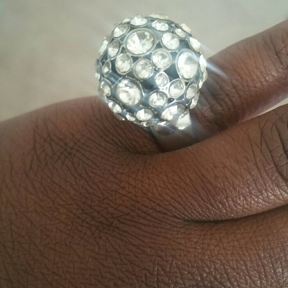 Rhinestone Kate Spade Ring